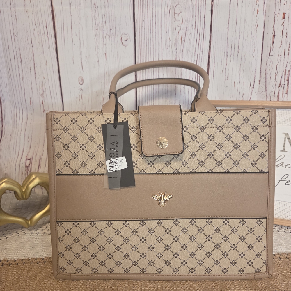 Tan Women's Bee Tote Bag